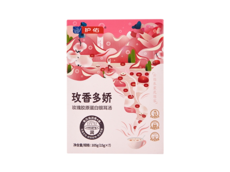 Rosé Radiance-Rose Collagen & Snow Fungus Soup